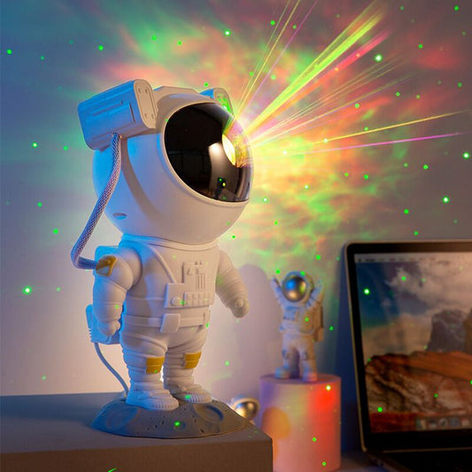 Creative Astronaut Galaxy Starry Sky Projector Nightlight USB Atmospher Bedroom Table Lamp - Samuyostore