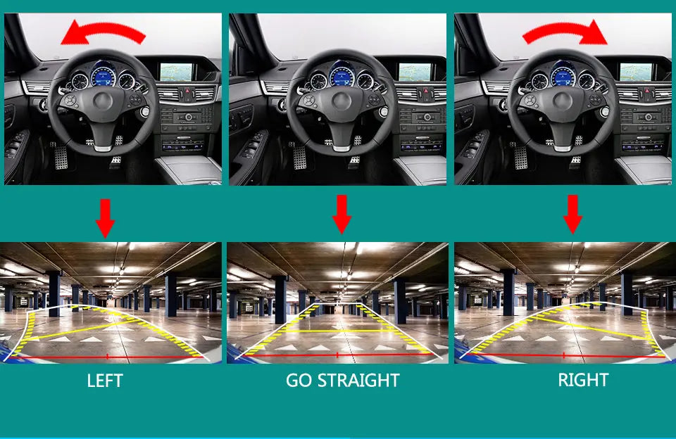 Car Rear View Wide Angle Non Light Night Vision Camera - Samuyostore 