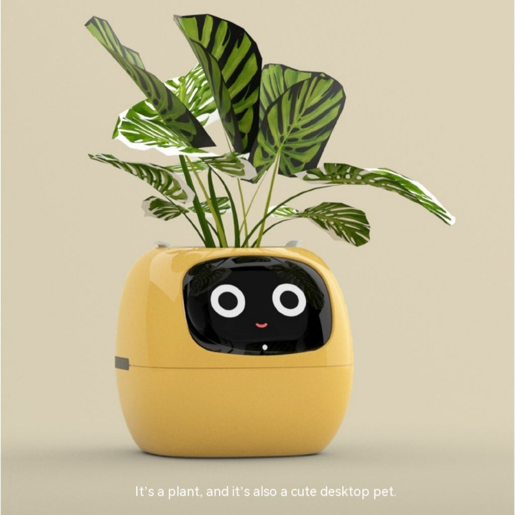 Smart Planter Endless Fun Over 49 Rich Expressions 7 Smart Sensors And AI Chips Make Raising Plants Easy And Fun - Samuyostore 