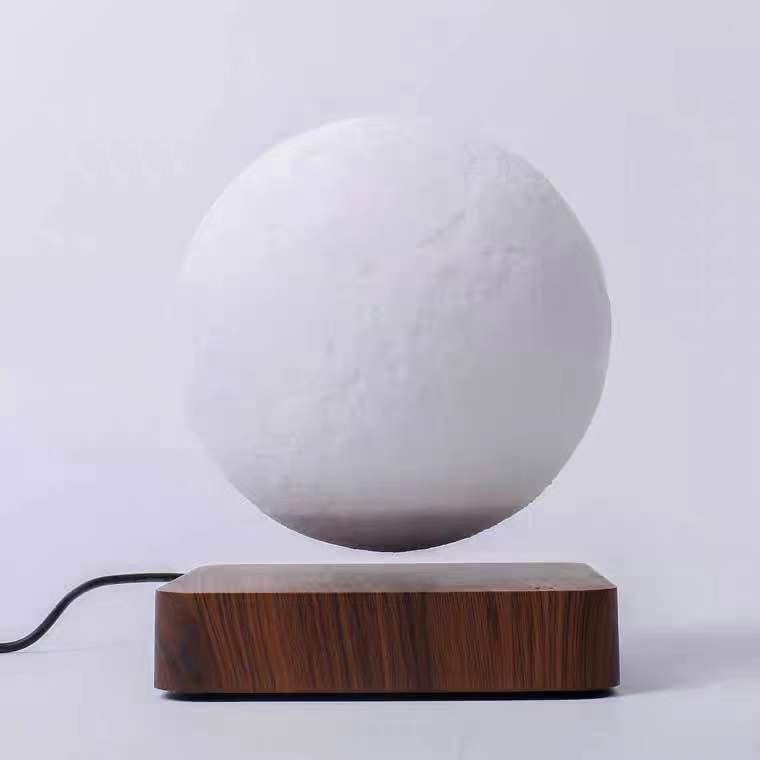 Magnetic Levitation Table Lamp Moon Light 3D Printing Planet Night Light - Samuyostore 