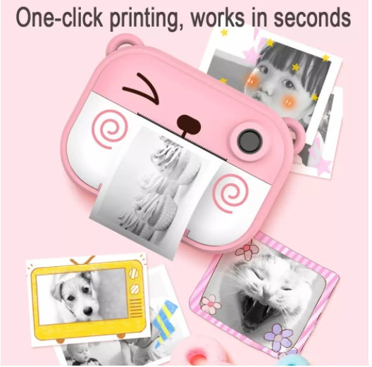 Printable camera children's digital small camera - Samuyostore 