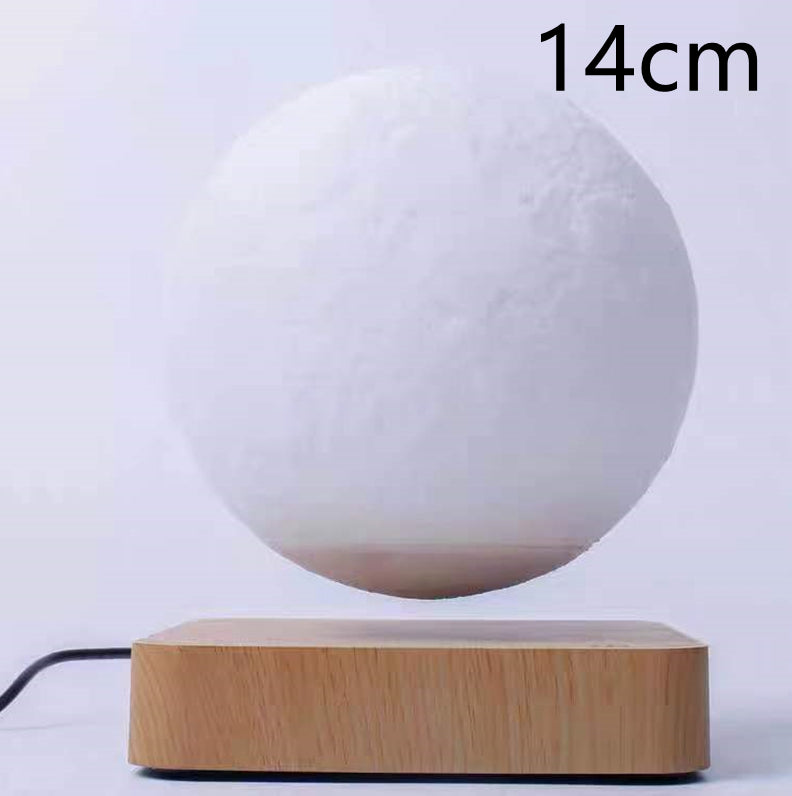 Magnetic Levitation Table Lamp Moon Light 3D Printing Planet Night Light - Samuyostore 