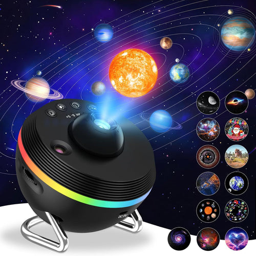 13 In 1 Ultra Clear Galaxy Projector Lamp Rotary Space Ball Planetarium Projector Lights - Samuyostore 