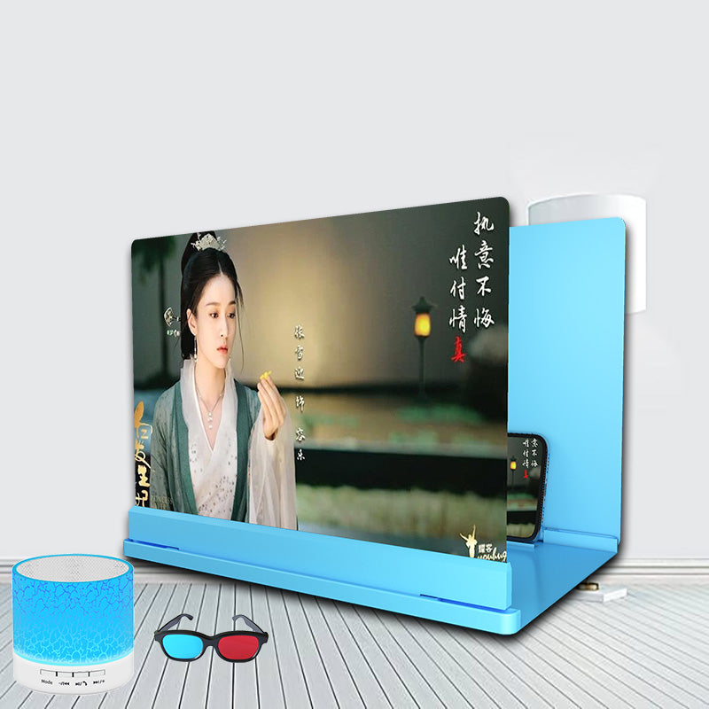 Blu-ray Ultra-clear Mobile Phone Screen Magnifier Eye Protection Lazy Bracket - Samuyostore 