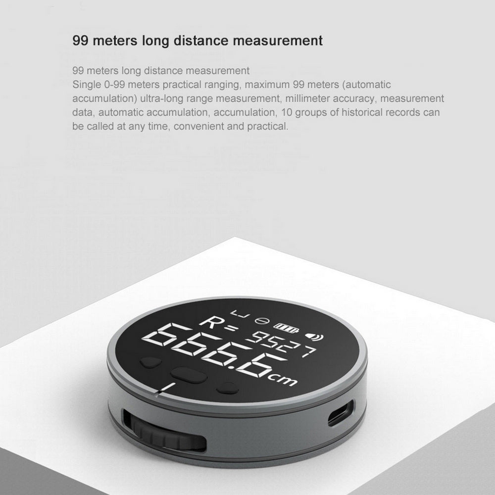 Distance Measuring Instrument Electronic Measuring Ruler Tape Measure High Definition Digital LCD High Precision Electronic Measuring Ruler Tool - Samuyostore 