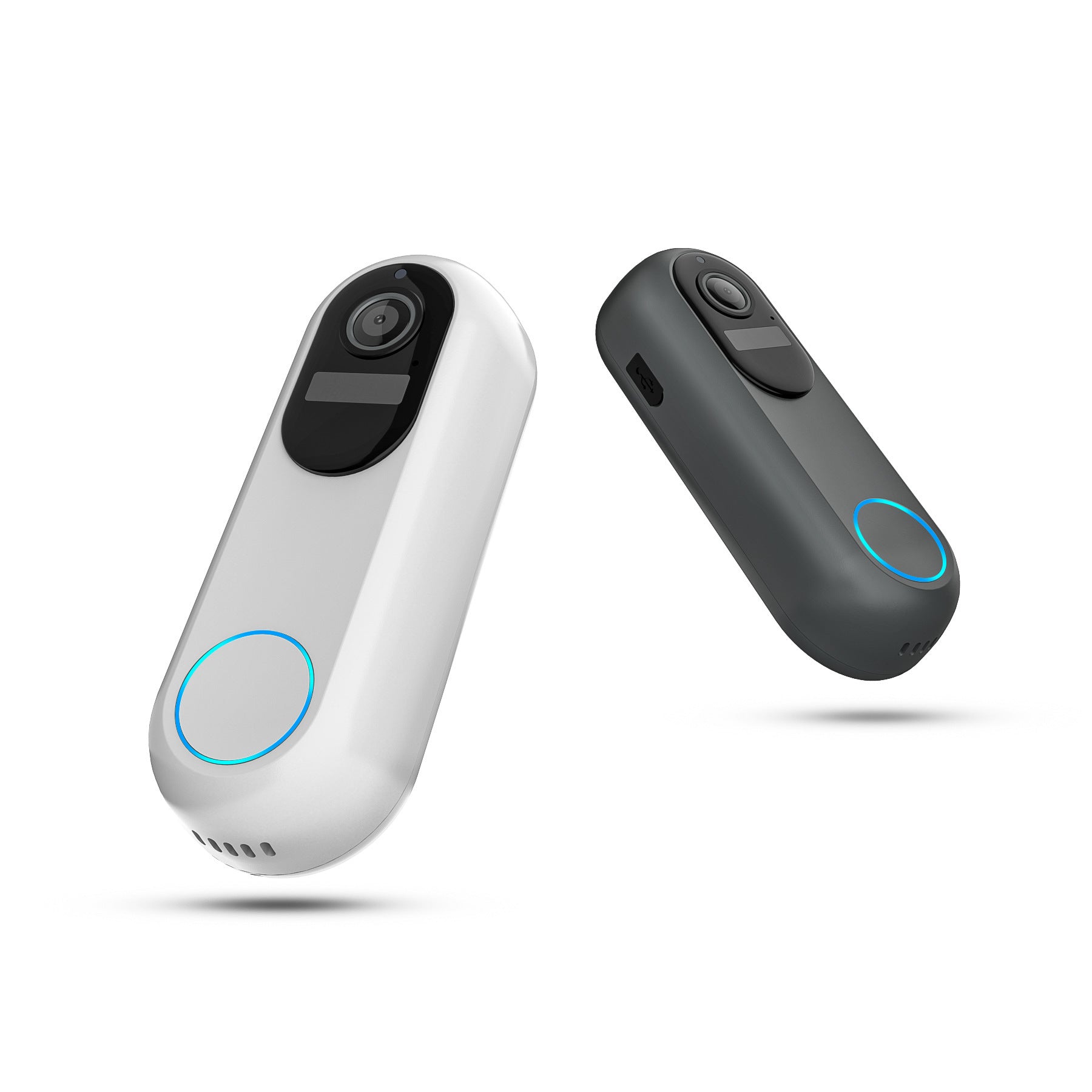 Smart Visual Doorbell Monitoring Intercom Low Power Camera - Samuyostore 