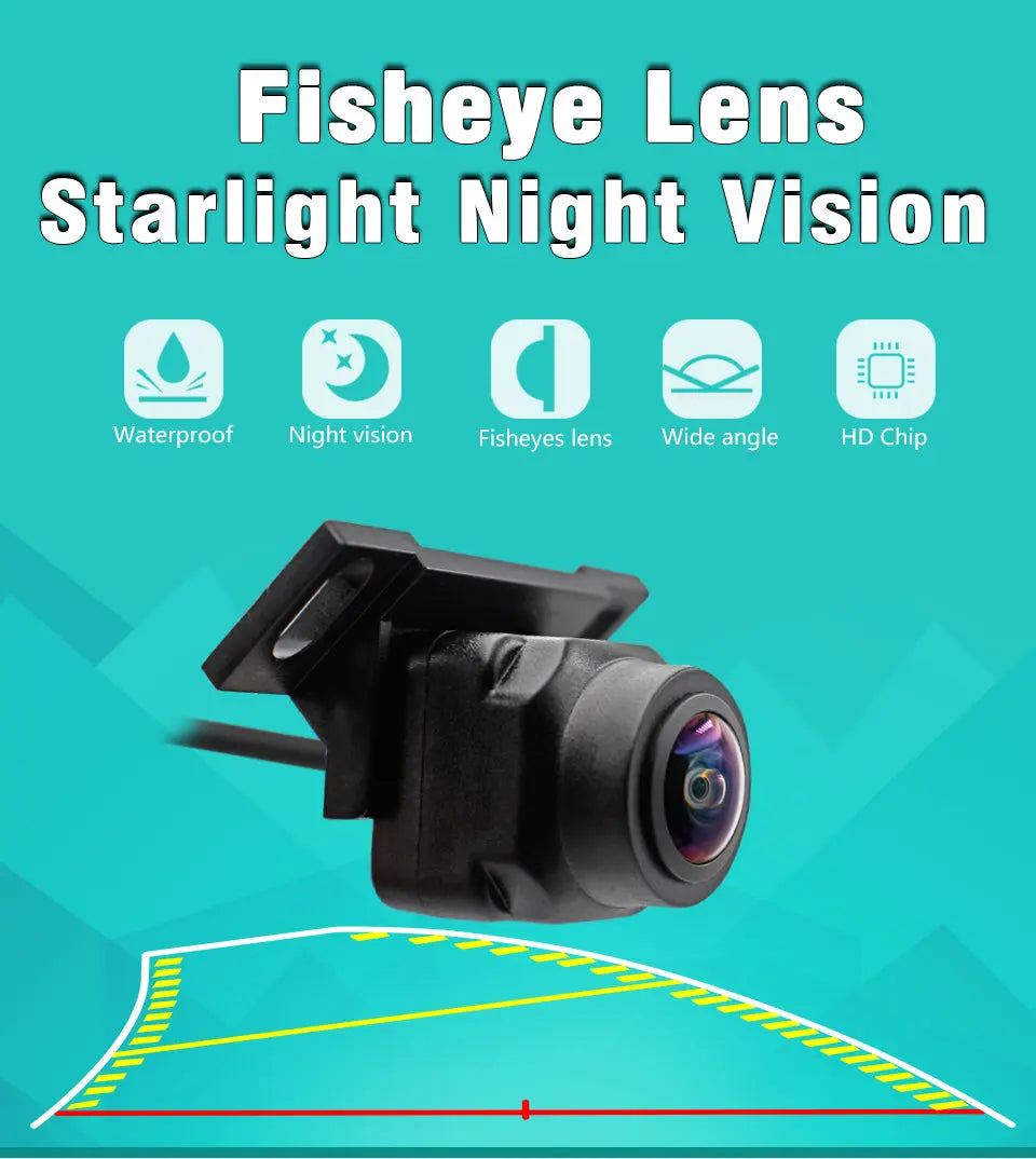 Car Rear View Wide Angle Non Light Night Vision Camera - Samuyostore 